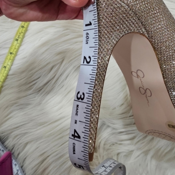 jessica simpson JP Avrindy sparkly  pump platform  heels  new - Picture 4 of 10